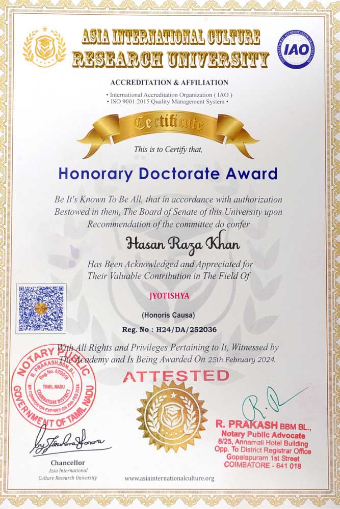 Hasan Raza Khan  +91-9877066016